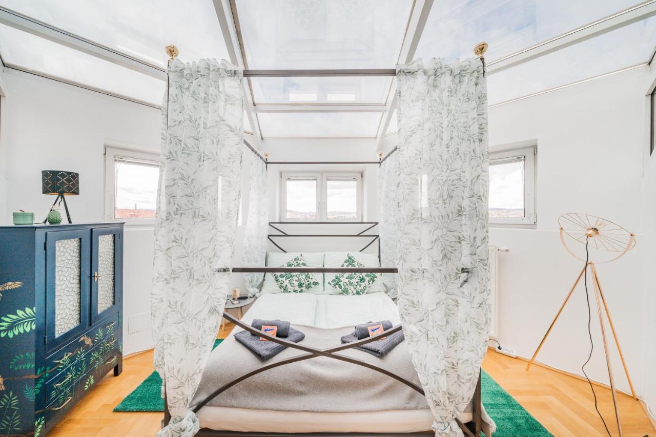 Penthouse Apartment - Sauna - Terrasse - Kamin - Ac Wina Bagian luar foto